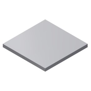 Afdknings Label 45X45 Mm Til Advarsels Label, Hvid