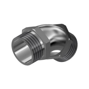 Vinkel Rustfri 45° 2' Udvendigt Gevind