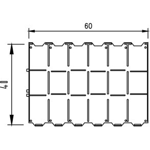 Plastrist 60X40 Cm Til Ser, Lukket
