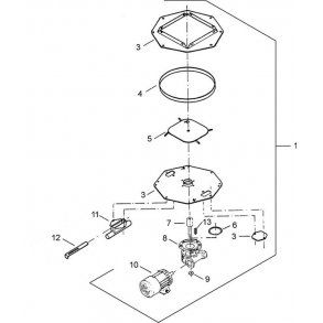 SKIOLD MultiChain optagerstation 0,25kW. Reservedele
