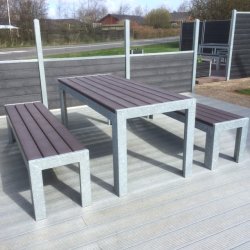 Opal Bord bnkest uden rygln