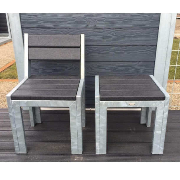 Opal Caf stol uden rygln