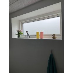 Ljusrosa Led-Blockljus 7,5X15 Cm - 2. sortering