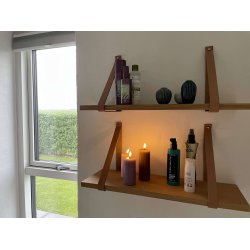 Deluxe Homeart Caramel LED Bloklys 5x12,5 cm