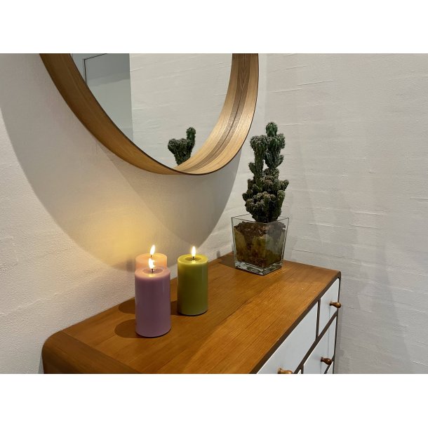 Ljus Lila Led-Blockljus 7,5X12,5 Cm - 2. sortering