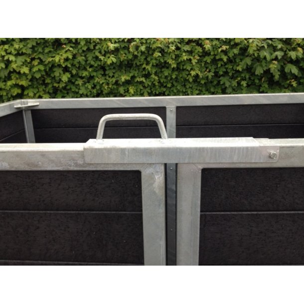 Dobbelt (2) skraldespandsskjuler Classic m/lge