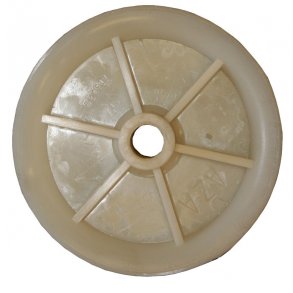 Styre/strammehjul 165 mm hul 20 mm