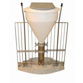 Vissingmat 100 Rustfri m/beholder