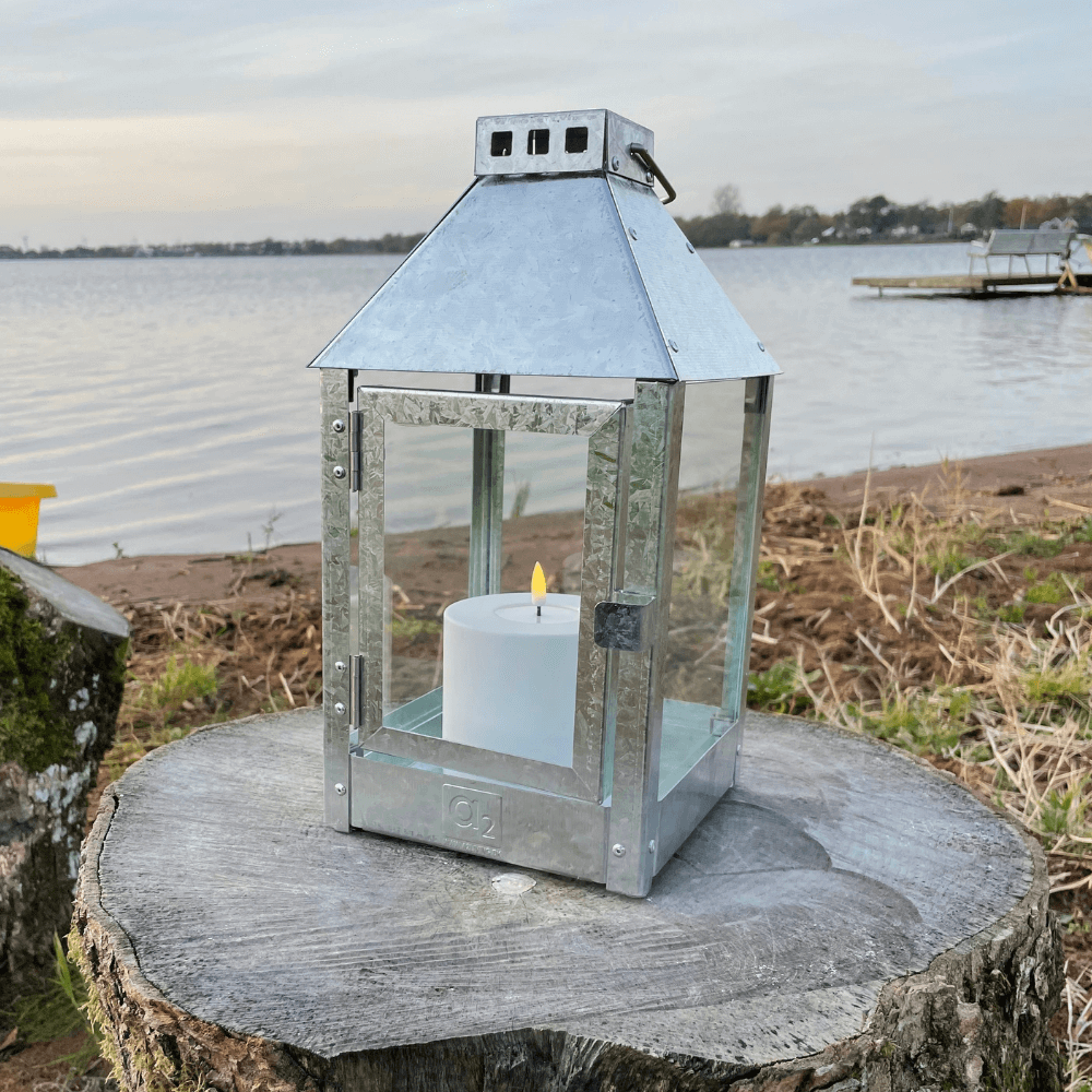 Se A2 Living galv. lanterne mini. Outdoor DeluxeHomeart LED lys hos InGarden.dk