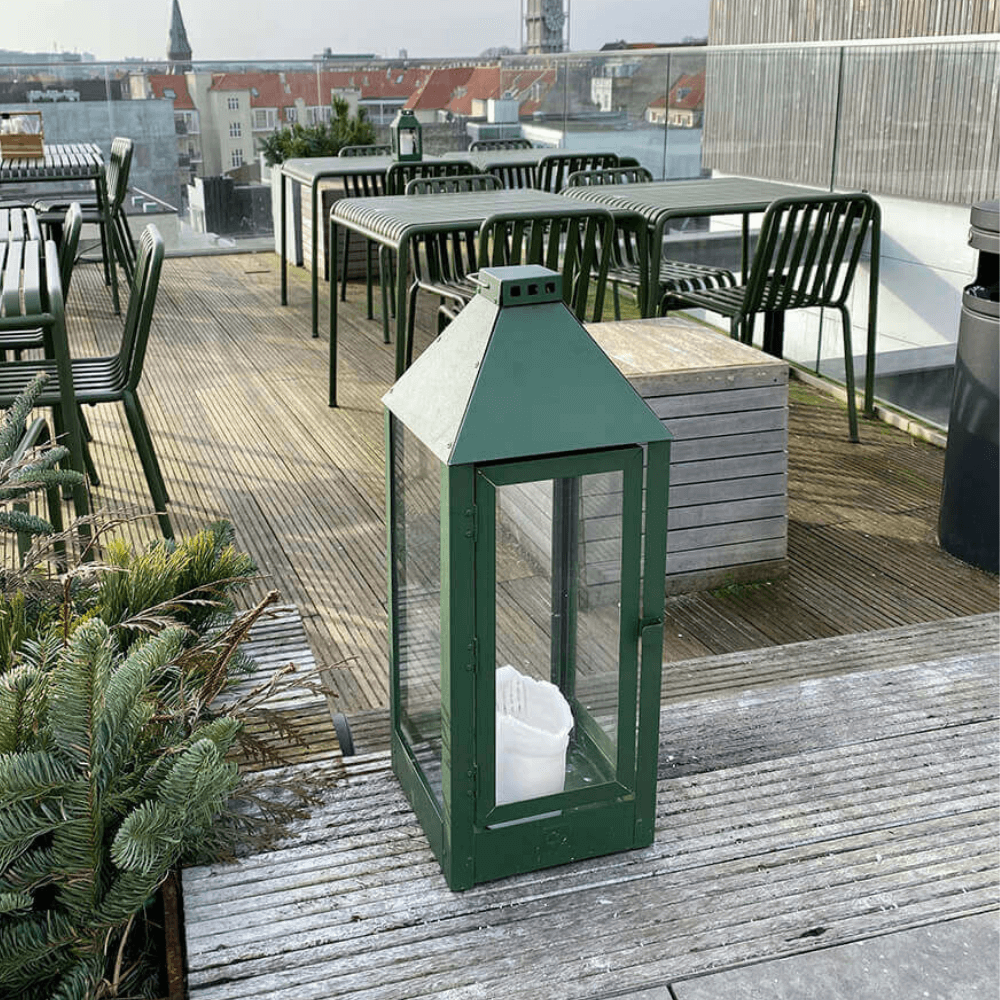 Se A2 Living lanterne maxi oliven grøn højde 60 cm udendørs hos InGarden.dk