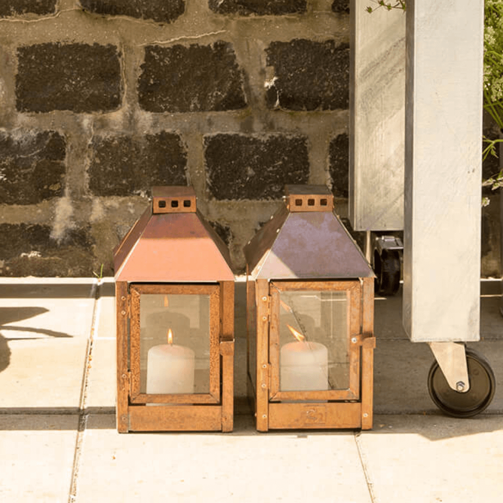 Billede af A2 Living lanterne mini kobber højde 33,5 cm udendørs