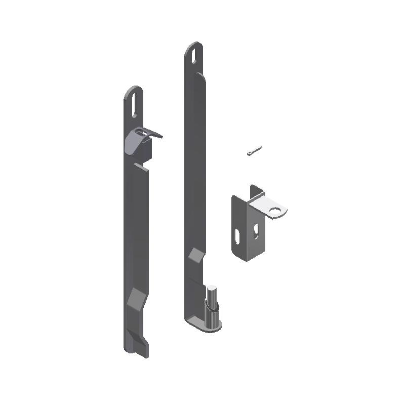 Montage Sæt For Låge Med Pløk - Aco Funki